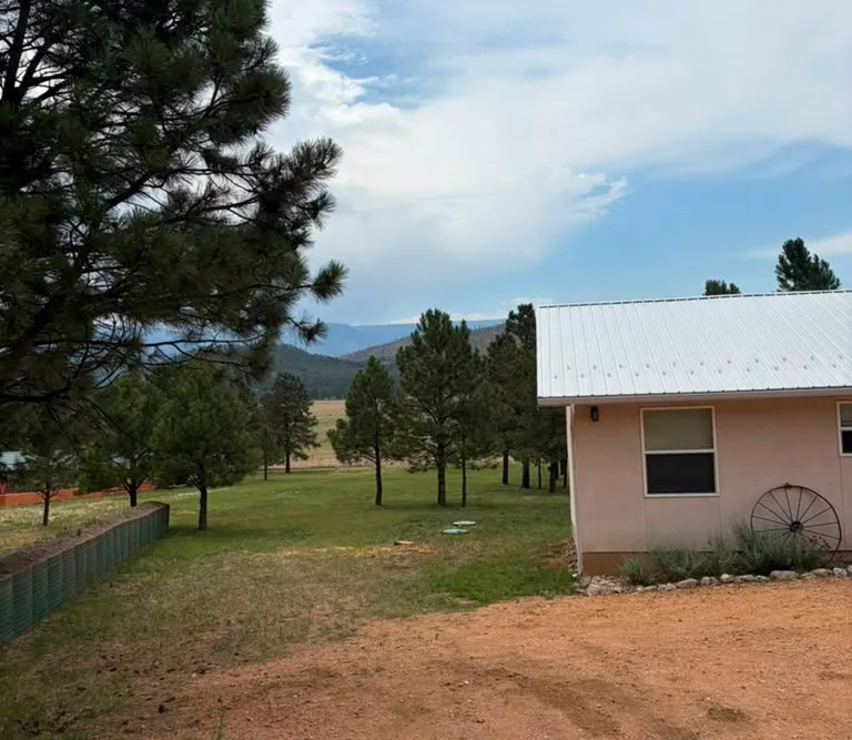 The same Las Vegas, NM property after tree removal