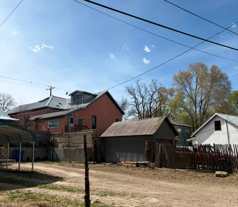 The same Las Vegas, NM property after the tree was removed
